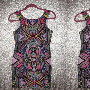 MINKPINK Tribal/Neon Bodycon Dress
